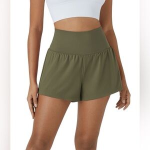 Halara SoftlyZero Airy High Waisted Cool Touch Yoga Athletic Shorts